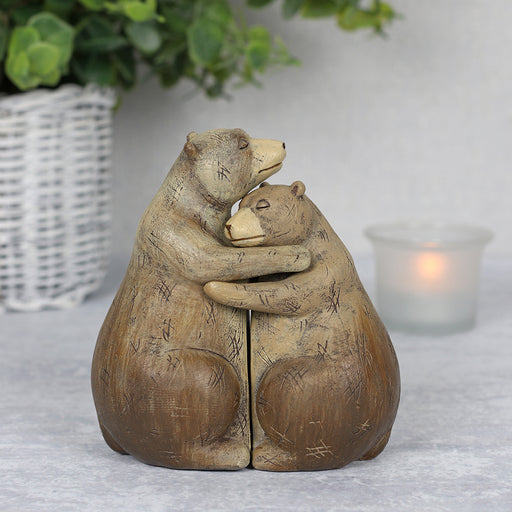 Bear Hug Couple Ornament - Wedding Anniversary Gift 