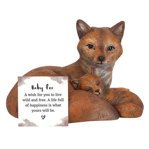 Mother and Baby Fox Ornament
