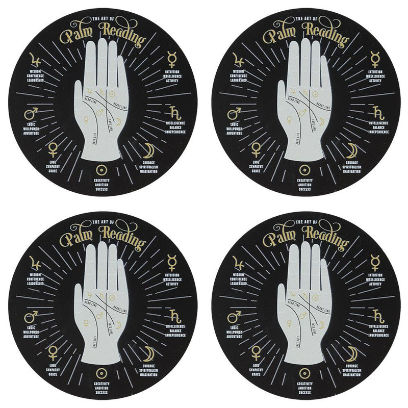 Palm Reading Coaster Set