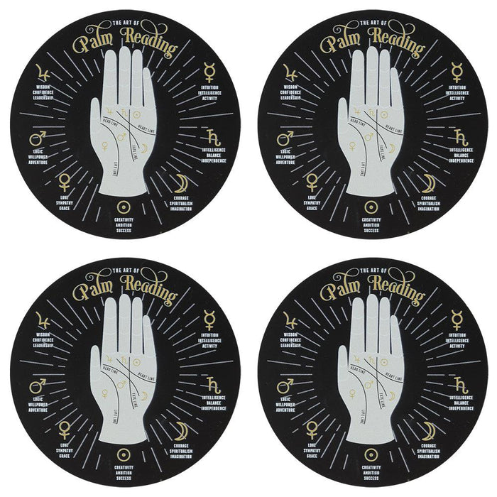 Palm Reading Coaster Set