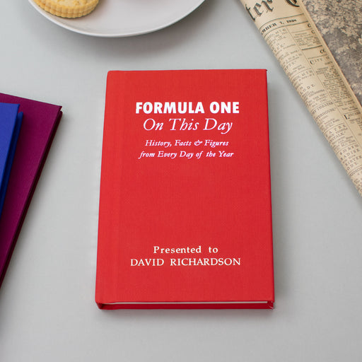 Personalised Formula 1 On This Day Book