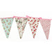Vintage Floral Fabric Bunting