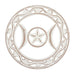 White Wooden Triquetra Triple Moon Wall Art