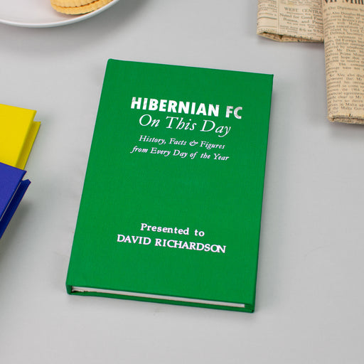 Personalised Hibernian On This Day Football Book