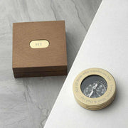 Personalised Brass Travellers Compass & Box