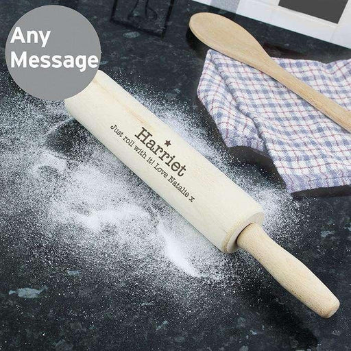 Personalised Baker Rolling Pin - Myhappymoments.co.uk