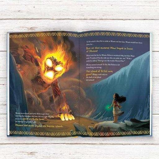 Personalised Disney Moana Story Book Hardback - Myhappymoments.co.uk