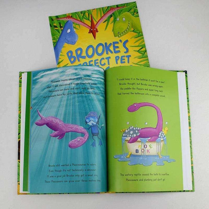 Personalised Pet Dinosaur Story Book - Myhappymoments.co.uk
