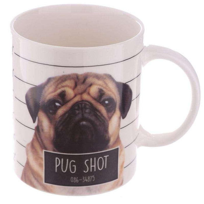 Pug Mug Cute Pug Shot Design - Myhappymoments.co.uk