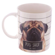 Pug Mug Cute Pug Shot Design - Myhappymoments.co.uk