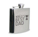 World's Best Dad Hip Flask - Myhappymoments.co.uk