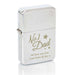 Personalised 'No.1 Dad' Silver Lighter - Myhappymoments.co.uk