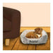 Grey Cushioned Pet Bed - Myhappymoments.co.uk