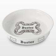 Personalised Bling Bone Dog Bowl - Myhappymoments.co.uk