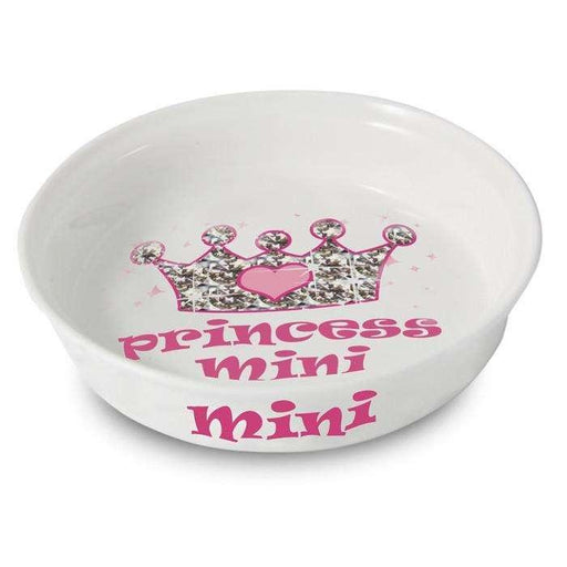 Personalised Bling Princess Pet Bowl - Myhappymoments.co.uk