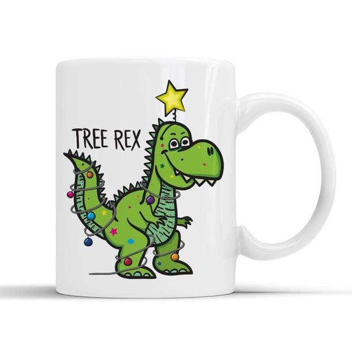 Tree Rex Christmas Mug - Myhappymoments.co.uk