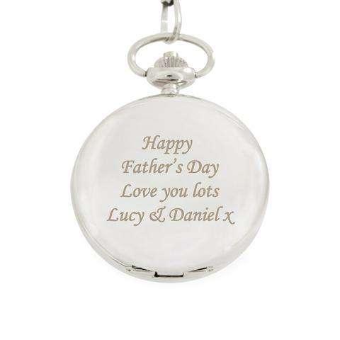 Personalised Mens Pocket Watch - Myhappymoments.co.uk