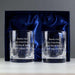 Personalised Pair of Crystal Whisky Glasses - Myhappymoments.co.uk