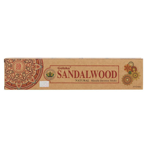 6 Packs Goloka Sandalwood Organica Series Incense Sticks