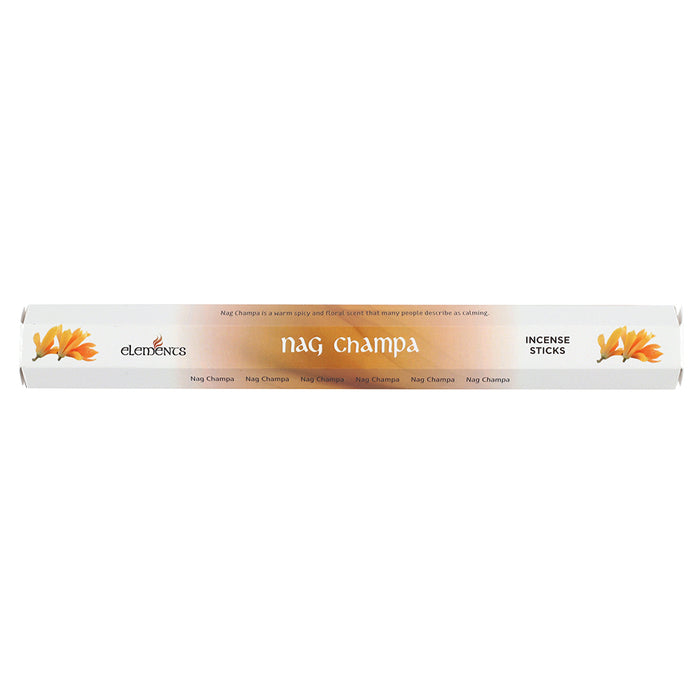 Set of 6 Packets of Elements Nag Champa Incense Sticks