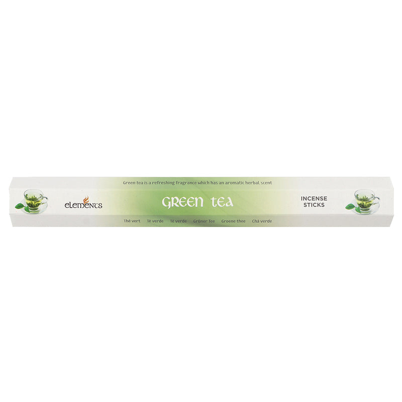 Set of 6 Packets of Elements Green Tea Incense Sticks