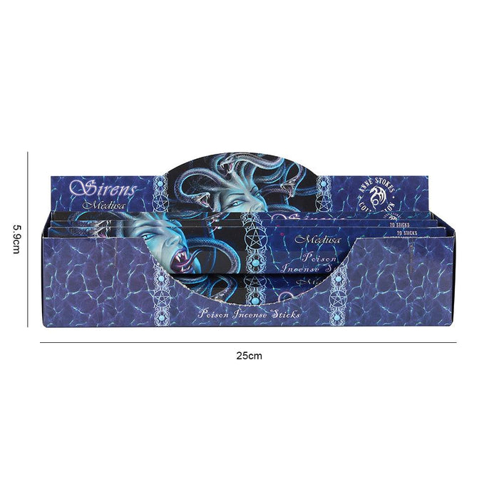 Pack of 6 Medusa Poison Incense Sticks by Anne Stokes