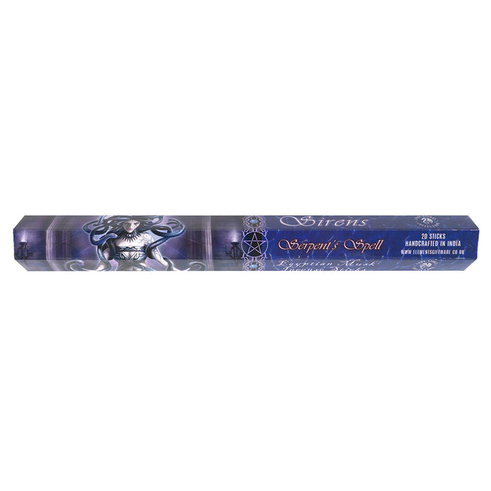 Set of 6 Packets of Serpent's Spell Egyptian Musk Incense Sticks by Anne Stokes