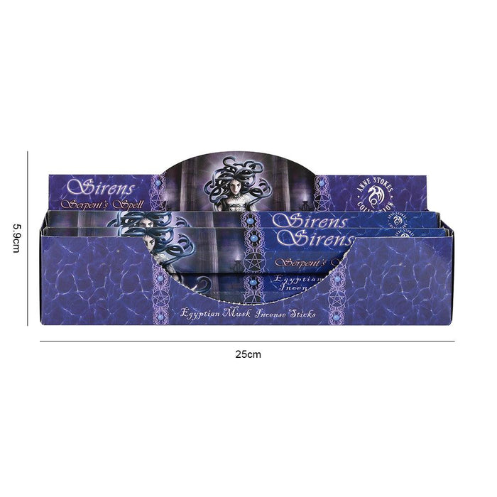 Pack of 6 Serpent's Spell Egyptian Musk Incense Sticks by Anne Stokes