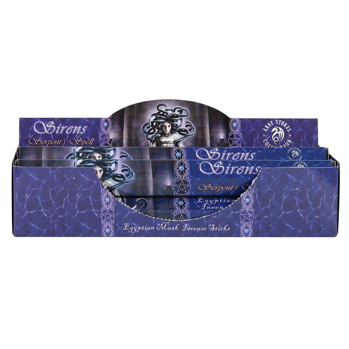 Pack of 6 Serpent's Spell Egyptian Musk Incense Sticks by Anne Stokes