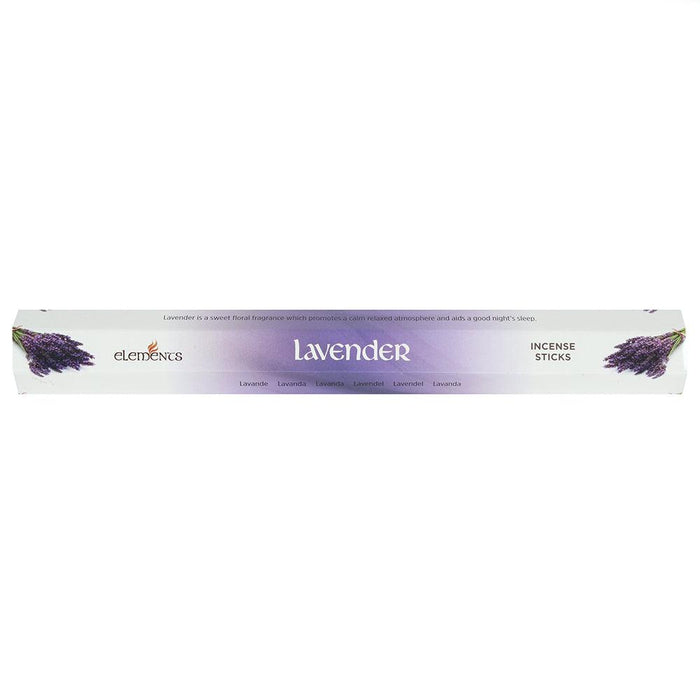 6 Packs of Elements Lavender Incense Sticks