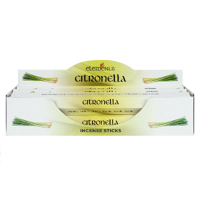 Set of 6 Packets of Elements Citronella Incense Sticks