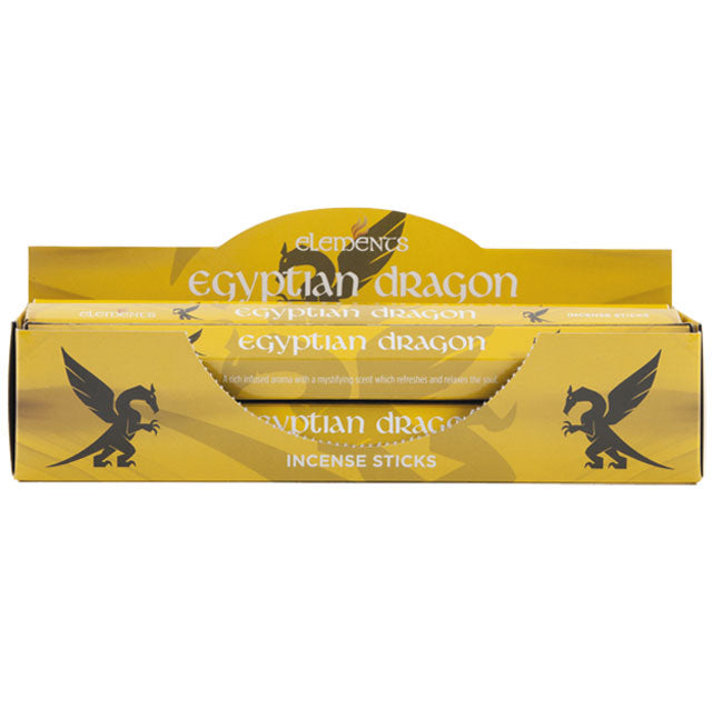 Set of 6 Packets of Elements Egyptian Dragon Incense Sticks