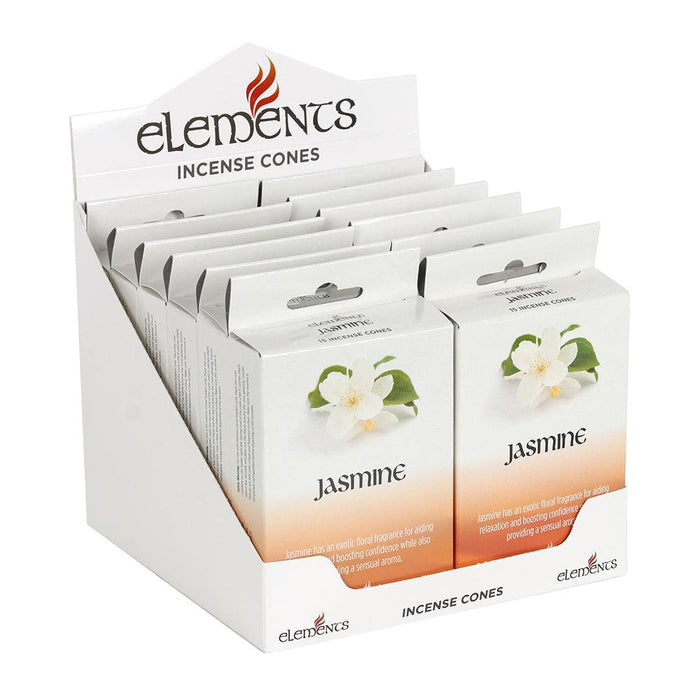 12 Packs of Elements Jasmine Incense Cones