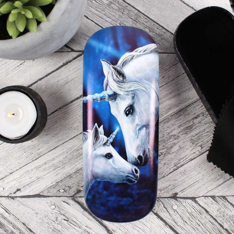 Sacred Love Unicorn Glasses Case By Lisa Parker