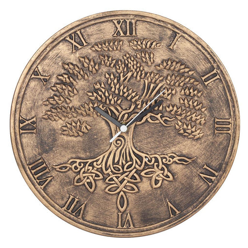 Terracotta Tree of Life Clock by Lisa Parker