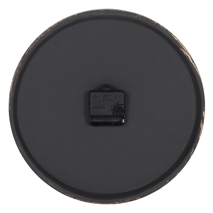 Terracotta Moon Shadows Hares Clock by Lisa Parker