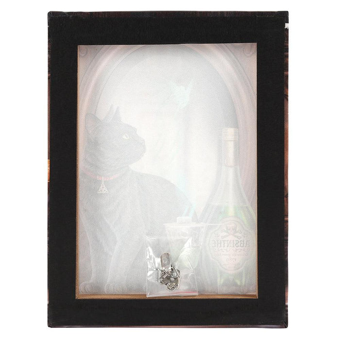 19x25cm Absinthe Canvas Plaque by Lisa Parker