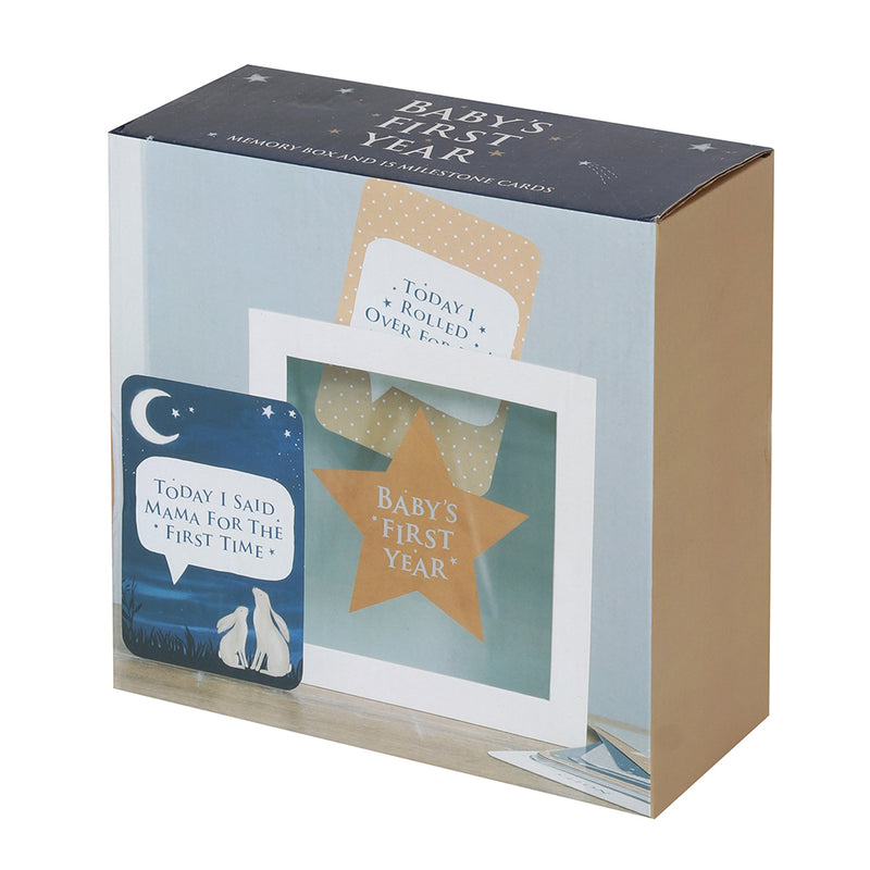 Baby's First Year Milestone Cards &amp; Box