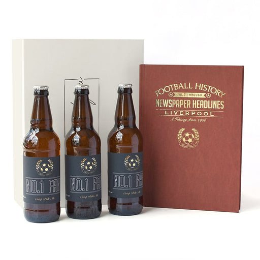 A4 Football Newspaper Book & 3 Mary Jane Pale Ales Gift Set