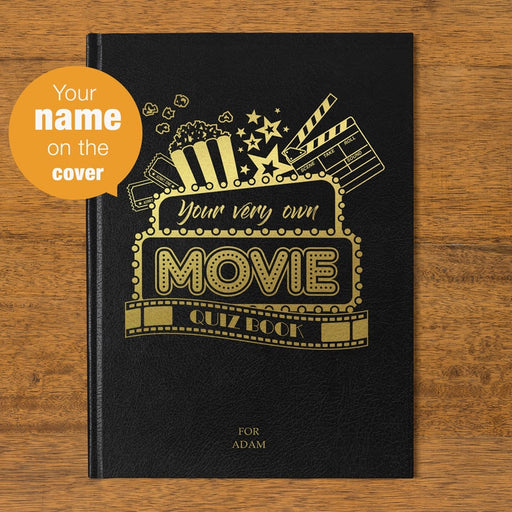 Personalised Movie Quiz Book