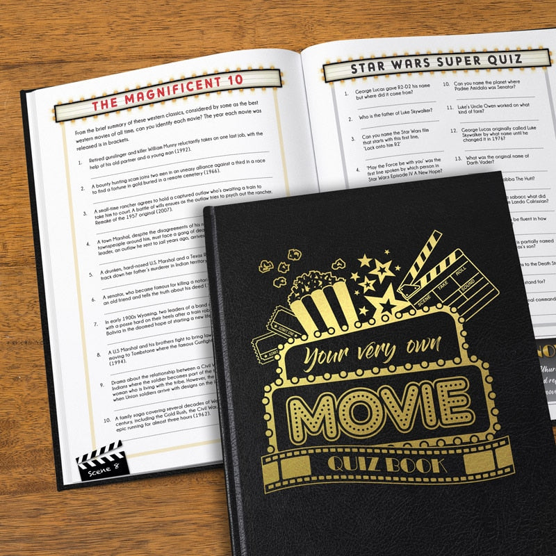 Personalised Movie Quiz Book