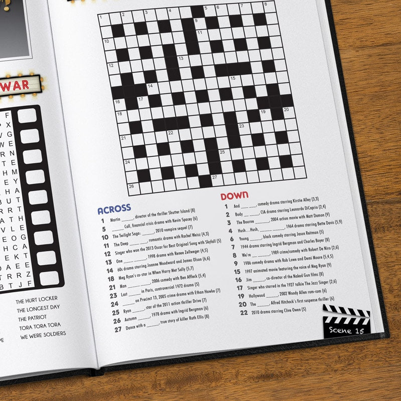 Personalised Movie Quiz Book