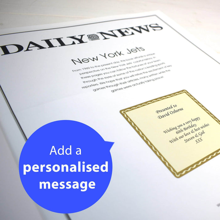 New York Jets Newspaper Book