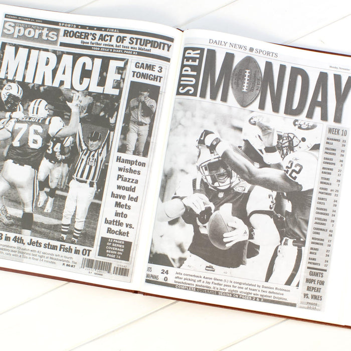 New York Jets Newspaper Book