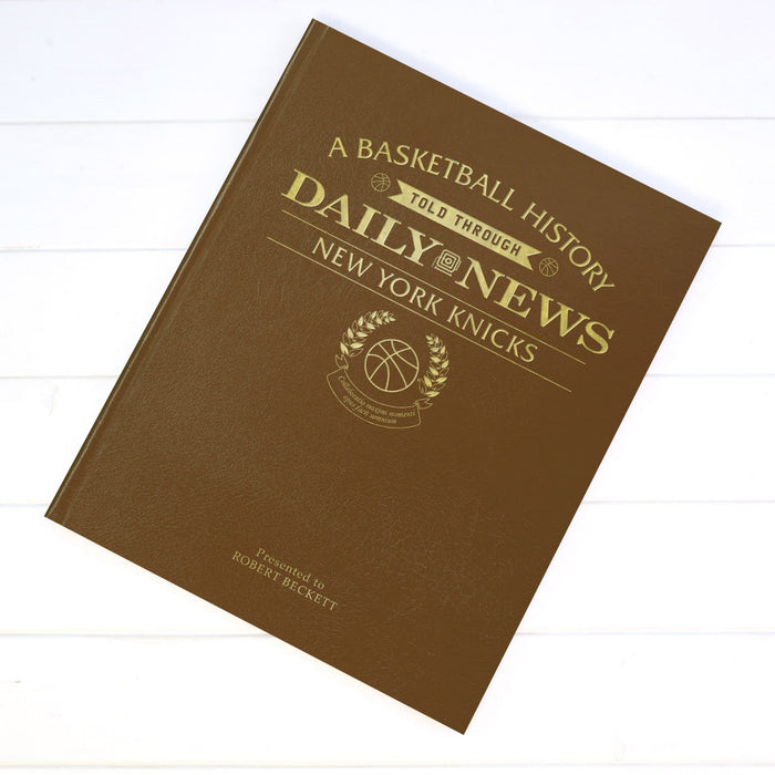 New York Knicks Baketball Newspaper Book
