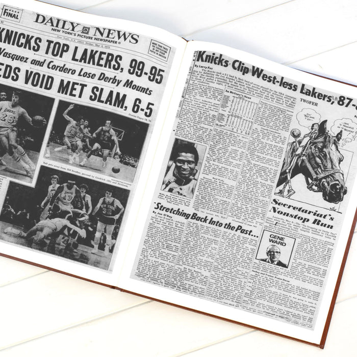 New York Knicks Baketball Newspaper Book