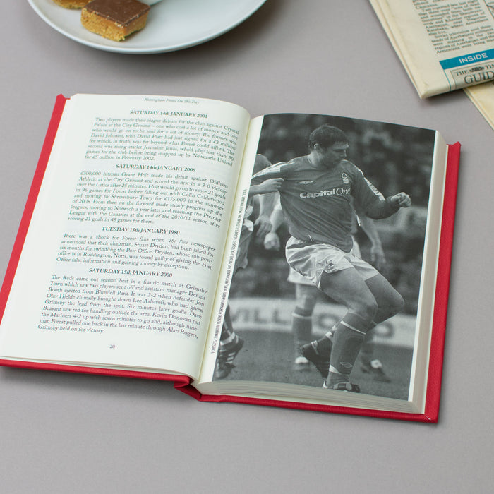 Personalised Nottingham Forest On This Day Football Book