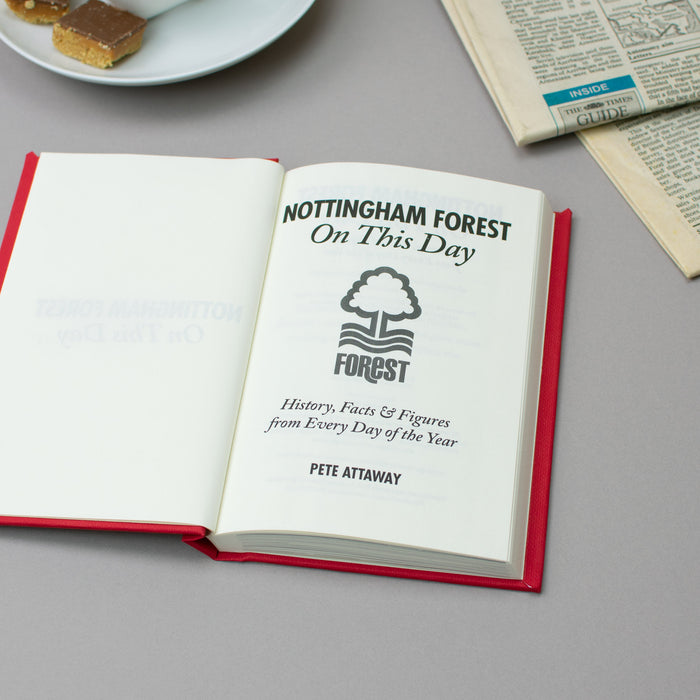 Personalised Nottingham Forest On This Day Football Book
