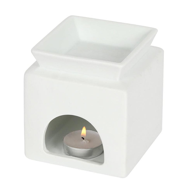 White Home Cut Out Oil & Wax Melt Burner