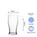 Tick Tock It's Beer O'Clock - Engraved Novelty Tulip Pint Glass Image 3